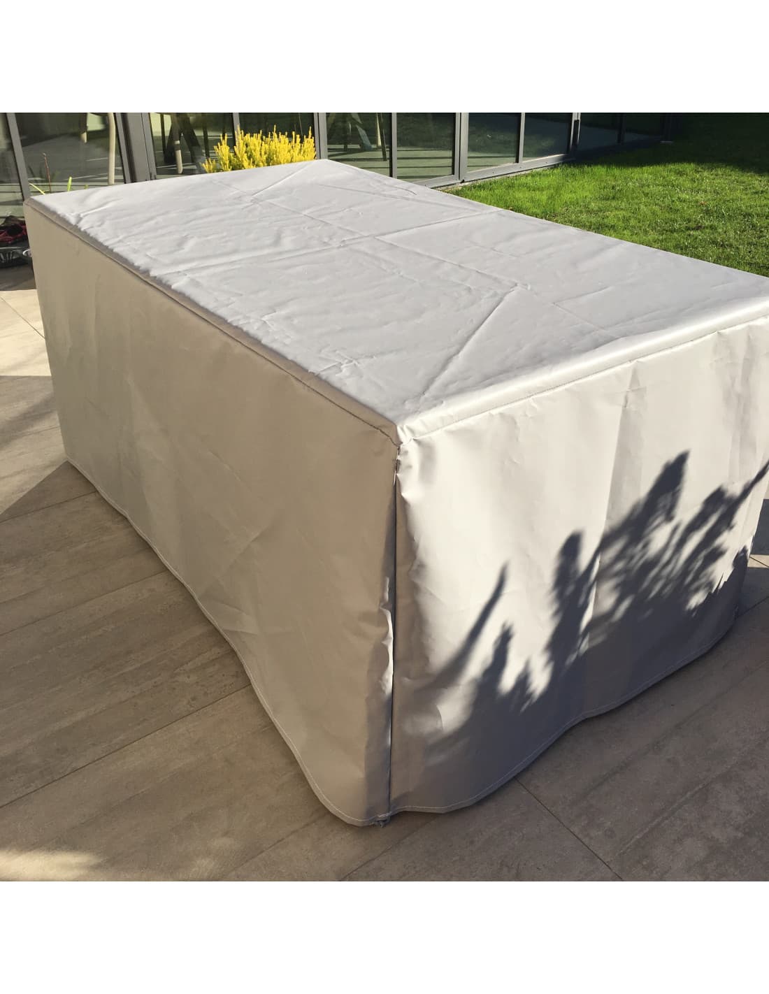 Housse de protection sur mesure pour table de jardin